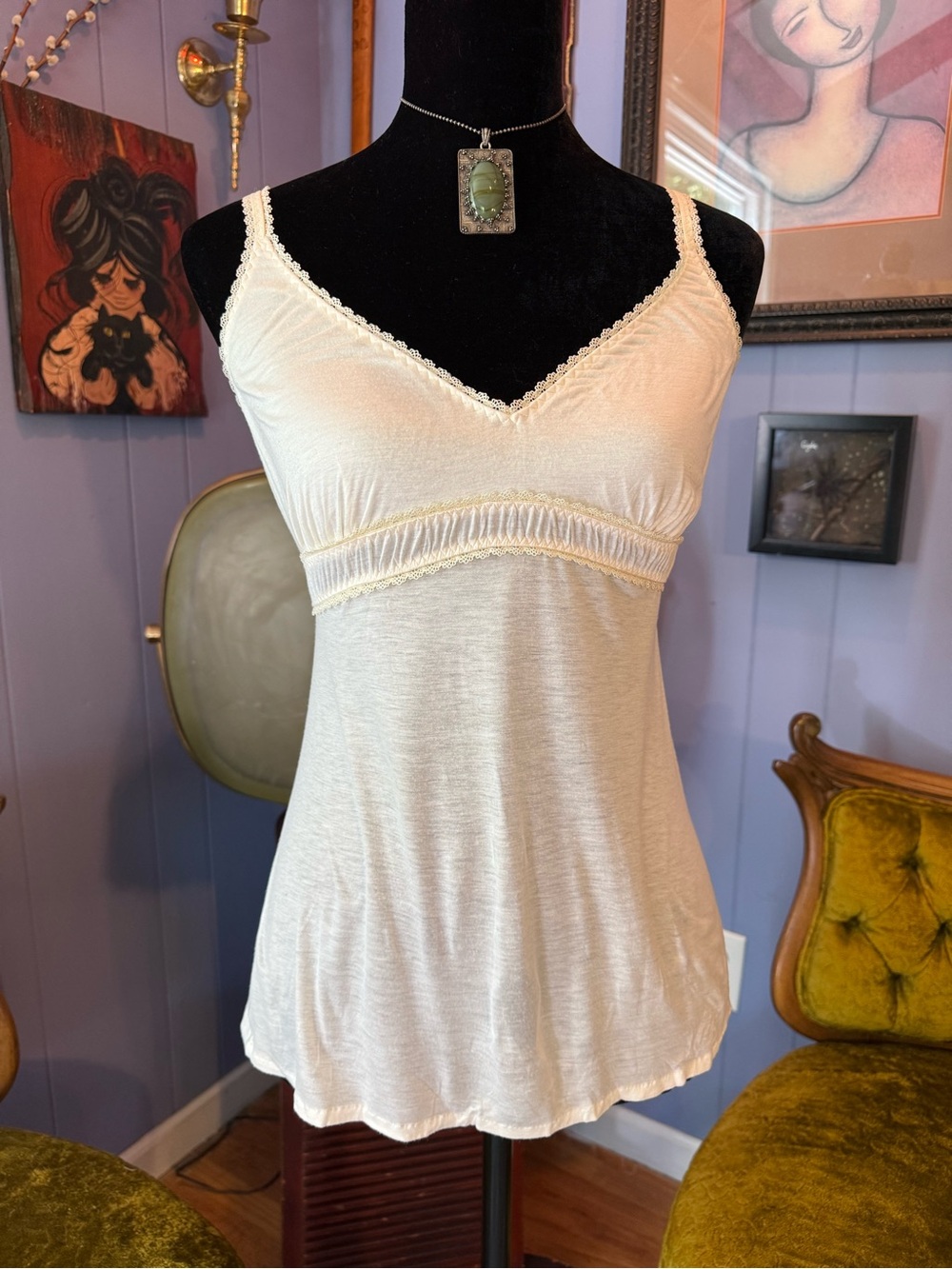 Vintage 2008 Sex And The City x Cosabella Camisole Empire Waist Tank Top